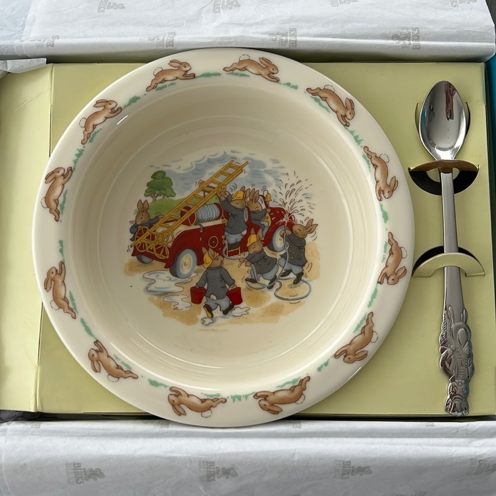Vintage Birks Bunnykins set